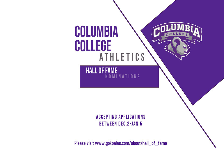 Columbia College Hall of Fame Nominations Now Open