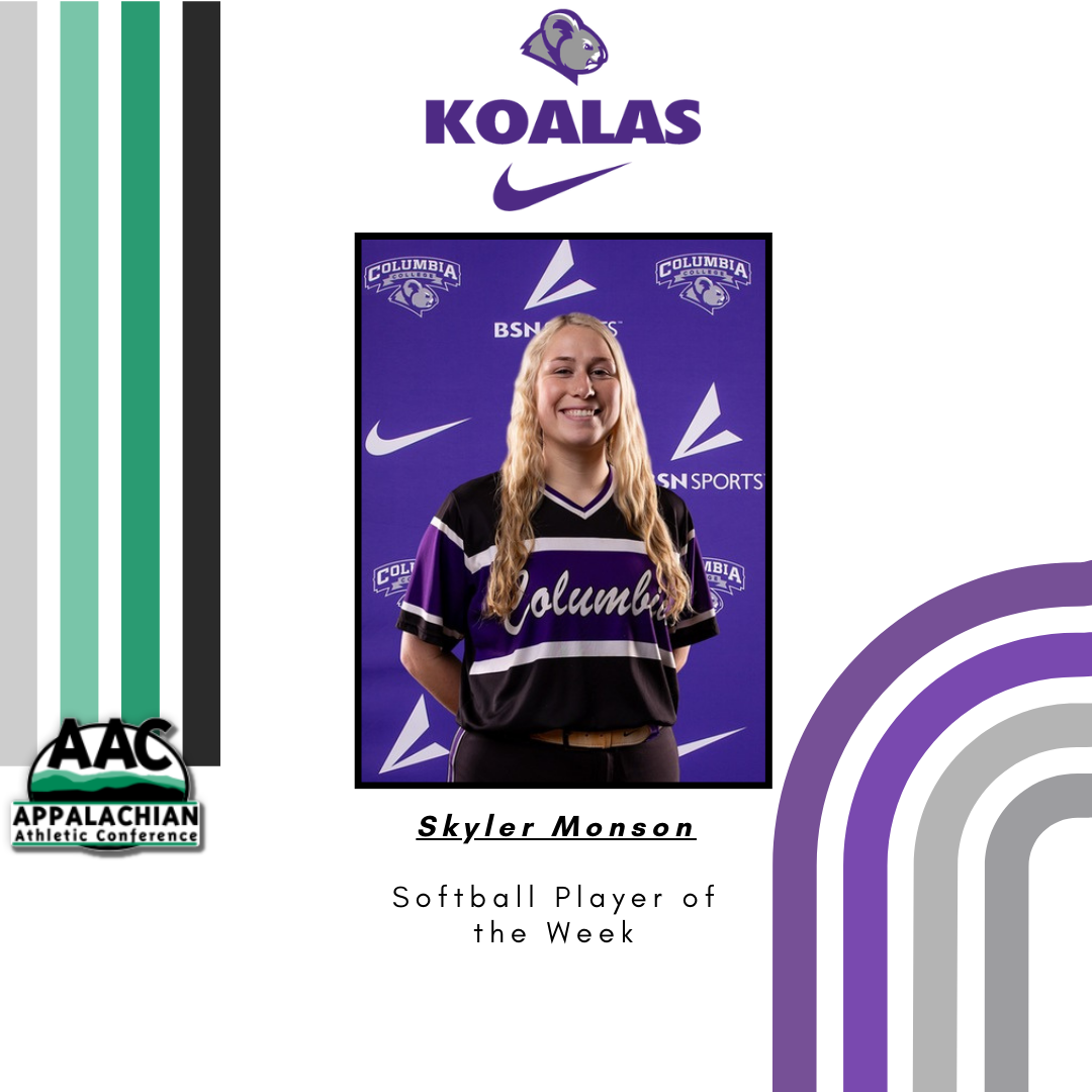 Monson Named AAC Softball Player of the Week